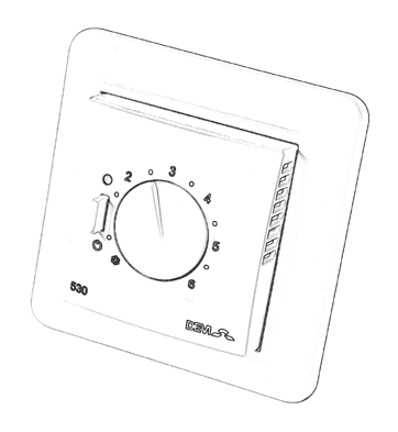 Lämmityksen säätö Devikit DTIR-10 lämpökaapelin säätöön suosittelemme seuraavia termostaatteja: Kuivissa tiloissa laatta- ja klinkkerilattioille suosittelemme: devireg 130, 528 tai 530
