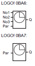 LOGO! Toiminnot Työ-/taukorele Tahdistamaton pulssigeneraattori (kappale 4.4.7) Satunnainen veto- ja päästöhidastus (kappale 4.