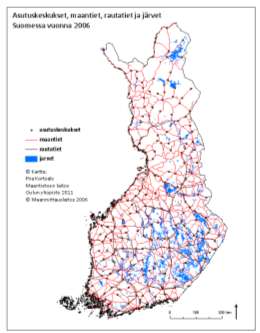 5. Labelit eivät välttämättä sijoitu aina erityisen hyvin kartalle, vaan saattavat esimerkiksi olla keskenään päällekkäin.