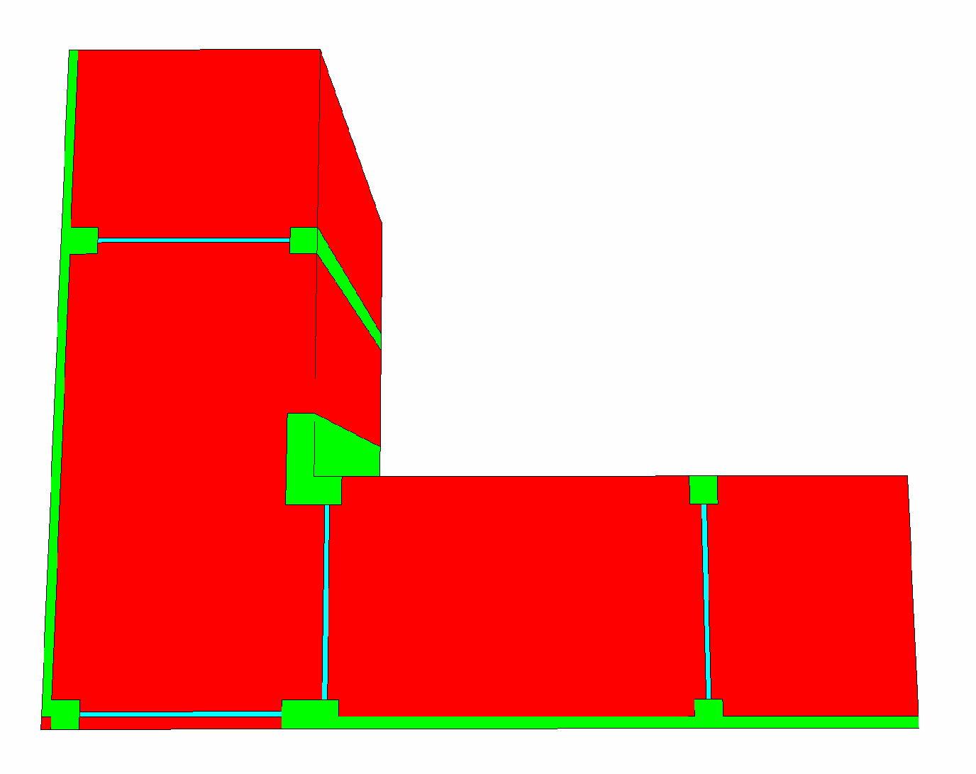 palkkikrakenne U = 0,1 W/m