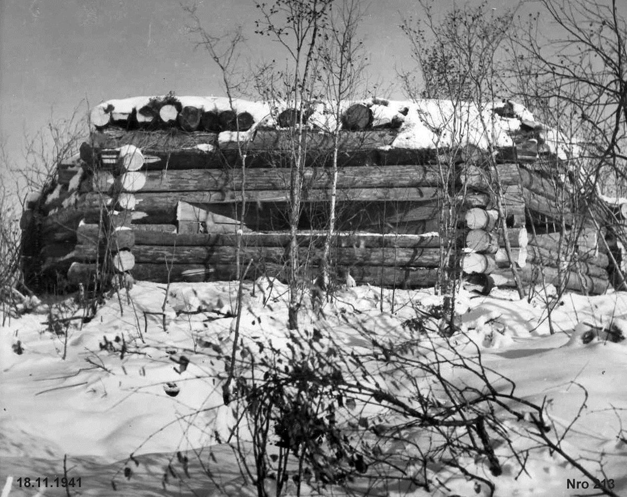 Kolijärvi Vihollisen katettu konekivääripesäke on otettu toisenlaiseen käyttöön.