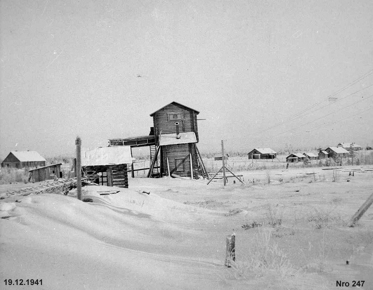 Merimaaselän rata Raz 9, Kriviltä lähtevän haararadan pysäkki, tiedustelumme