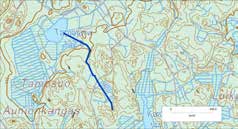 224 "Tapionoja" Terälahti Kapea osittain hakkuaukealla kulkeva tummavetinen uoma, jota on muokattu aiemmin.