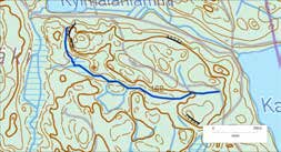 241 "Rautaoja" Terälahti Metsäoja. Paloveden alue VALUMA-ALUEEN NUMERO 35.32 Maaperä hiekkamoreenia ja kalliota. Havumetsä.