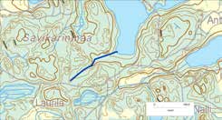 291 "Kiikkeränperänoja" Terälahti Kuusivaltaisessa metsässä oleva sammaloitunut uoma. Velaatanjärven alue VALUMA-ALUEEN NUMERO 35.