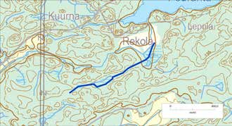 24 "Kaakkolamminoja" Terälahti Tiikonojasta Kaakkolammiin virtaava uoma. Pukalan valuma-alue VALUMA-ALUEEN NUMERO 35.39 Maaperä hiekkamoreenia, kalliota ja rahkaturvetta. Suota ja havumetsää.