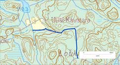 317 "Loukaskorvenoja" Velaatta Kapea, pääosin taimikossa kulkeva uoma. Löytänänjärven valuma-alue VALUMA-ALUEEN NUMERO 35.