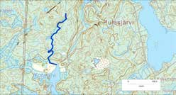 86 "Kirkkokivenoja" Kämmenniemi Vanhassa kuusivaltaisessa metsässä kulkeva tummavetinen, sammaleiden ympäröimä uoma. Pulesjärven valuma-alue VALUMA-ALUEEN NUMERO 35.