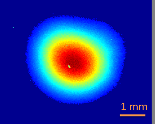 5. Mittaustulokset ja havainnot 39 Kuva 5.2: 266 nm lasersäteen proili.