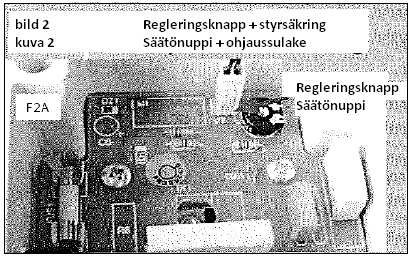 Jotta tuulettimet voivat lähteä pyörimään miniminopeudella, tulee niiden saada vähintään minimijännite, joka on n. 100V.