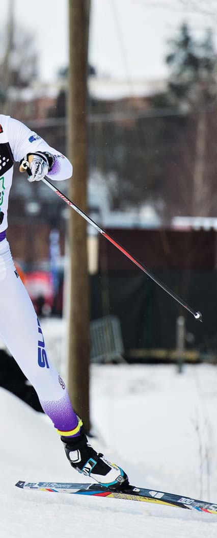 ASIAKKAAN VINKKELISTÄ Omasairaalasta olympialaisiin MARTTI JYLHÄ TUULETTELI ILOISESTI TUPLAVOITTOA VANTAAN SM-KISOISSA TAMMIKUUSSA. HELMIKUUSSA HÄN HIIHTI ENSIMMÄISISSÄ OLYMPIAKISOISSAAN.