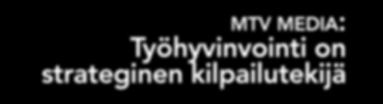 kesäjuoksua MTV MEDIA: Työhyvinvointi on