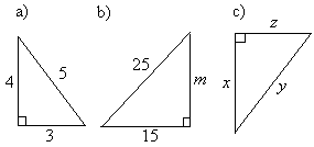 Onko kolmio suorakulmainen, jos kolmion sivujen pituudet ovat a) 55 cm, 100 cm ja 45 cm b) 16 mm, 1 mm ja 0 mm c) 14 cm, 48 cm ja 50 cm? 116.