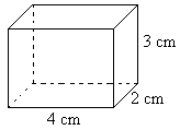 9. Tilavuuden mittayksiköt Tarkastellaan suorakulmaista särmiötä, jonka pituus on 4 cm, leveys cm ja korkeus cm.