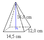 56. Laske ympyräkartion tilavuus, kun sen säde on 15 cm ja korkeus 0 cm. 57. Laske ympyräkartion tilavuus, kun sen pohjaympyrän säde on,0 cm ja korkeus 8,0 cm. 58.