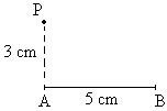 17. Piirrä edellisen tehtävän tilanne silloin, kun piste P liikkuu siten, että se on vähemmän kuin kolmen senttimetrin etäisyydellä a) pisteestä A