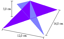49. Pohjaltaan neliömäisen pyramidin korkeus on 5,0 m ja sen sisään