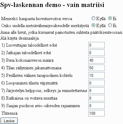 Metsätilan luovutuksen työkalupakki