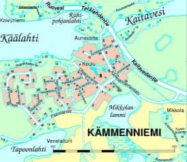 Tapaus 1: Kämmenniemen hakelämpökeskus Tarkastellaan kahta vaihtoehtoista tapaa tuottaa kunnan kiinteistöjen tarvitsema lämpö.