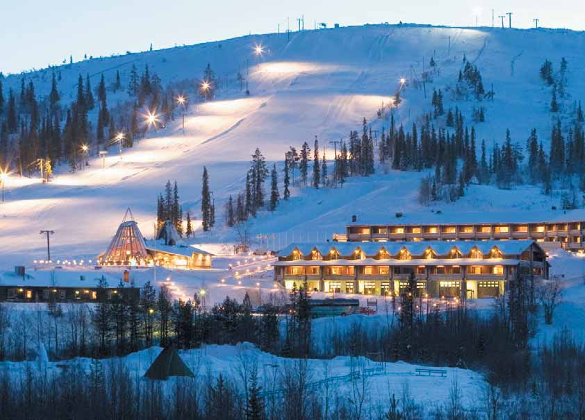 OLOS LAATUAJASTA NAUTISKELLEN Lapland Hotel Oloksella nautit täydellisen loman omassa pihapiirissä Olostunturin juurella.