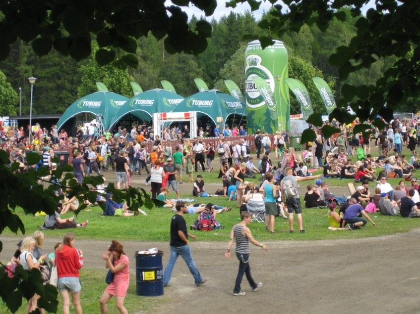 Kuva 31 Tuborg-anniskelualue, Ilosaarirock 2012 4.