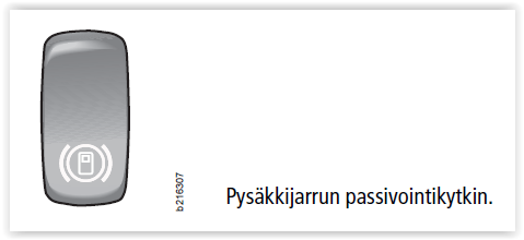 autosta löytyy Merkkivalo sulkemalla ovet ja kuljettajapaikan portti autoissa, joissa on alkolukko, sen kytkentä on joissain tapauksissa tehty käynistysvirtapiirin sijasta pysäkkijarruun.