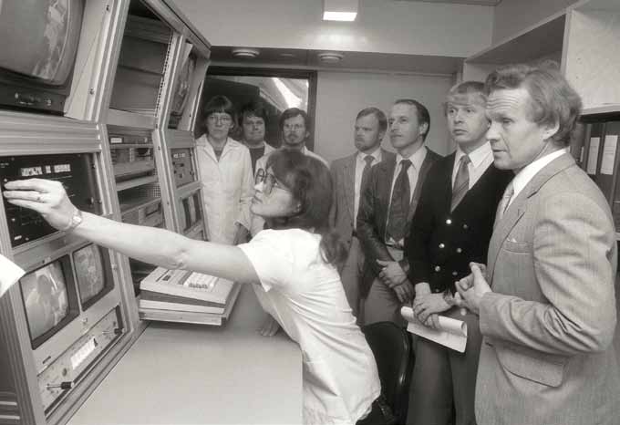Vaajasalon sairaalassa otettiin käyttöön Suomen ensimmäinen videotelemetria-yksikkö 1984.