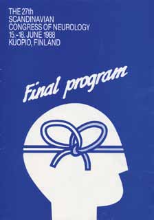 Neuropsykiatrisesta sektiosta Suomen Neurologiseksi Yhdistykseksi Kuopiossa pidettiin 27. pohjoismainen neurologikongressi 15. 18.6.1988. Kongressin presidenttinä oli Paavo Riekkinen.