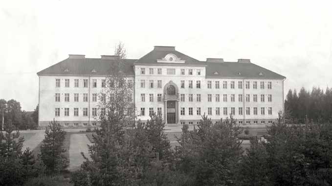 Tammisaaren piirimielisairaala vuonna 1937. Kuva: Bertel Piponius. Länsi-Uudenmaan Neuropsykiatrian aika maakuntamuseo.