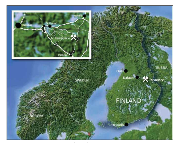 HOPEKAIVOS ESIINTYMÄ Ø Kuhmo 40 km Ø Sotkamo 40 km Ø Valtimo 45