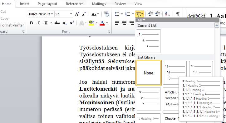 2 Word-opas Word ja Excel ovat yhdessä hyvä kokonaisuus aloittaa työselostuksen rakentaminen. Kannattaa aina aloittaa käsittelemällä data ja piirtämällä kuvaajat Excelillä.