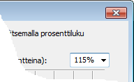 Käyttöjärjestelmä ja tiedonhallinta Windows 7 s. 25/47 Koska LCD-näytöissä on käytettävä suurinta tarkkuutta, pienikokoisissa näytöissä teksti voi olla varsin pientä.