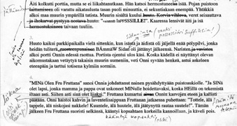 Työ kirjan parissa ei suinkaan vielä ollut lopussa jäljellä olisi tekstin hiominen lopulliseen muotoonsa, originaalien skannaus ja värierottelu sekä kirjan taittaminen, eli tekstin ja kuvien