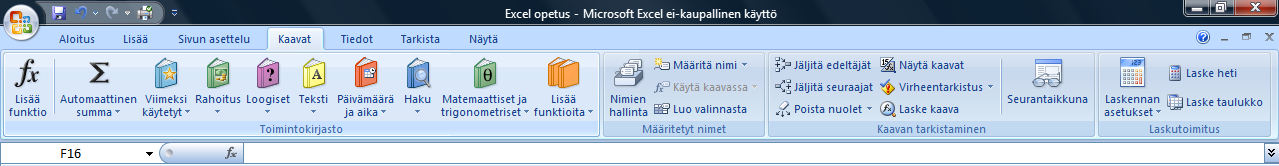 Ohjelmaa pystyy hyödyntämään