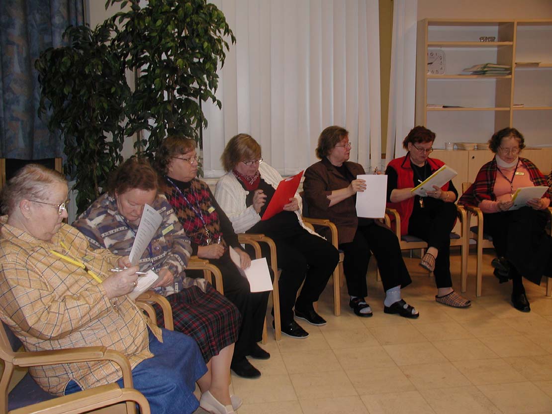Kurssilaiset olivat