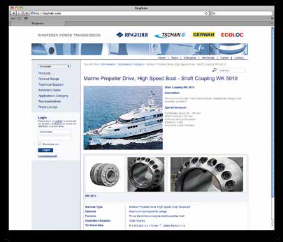 It contains both details on our entire range of products and numerous documents such as product catalogues, data