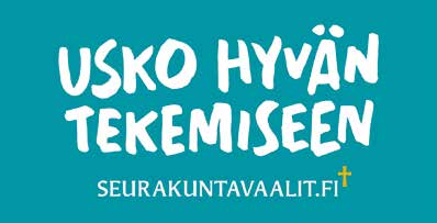 28.11.2014 n Majakka 5 vaasansuomalainenseurakunta.fi > Apua elämään VAASAN SUOMALAISEN SEURAKUNNAN EDUSTAJAT YHTEISESSÄ KIRKKOVALTUUSTOSSA Apua elämään Katso lisää: vaasansuomalainenseurakunta.