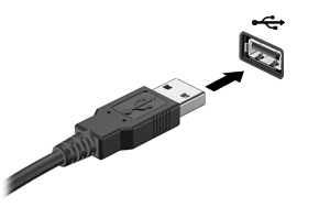 Ulkoiset laitteet USB-laitteen käyttäminen USB-aseman avulla voit liittää tietokoneeseen valinnaisen ulkoisen laitteen, kuten USB-näppäimistön, hiiren, levyaseman, tulostimen, skannerin tai
