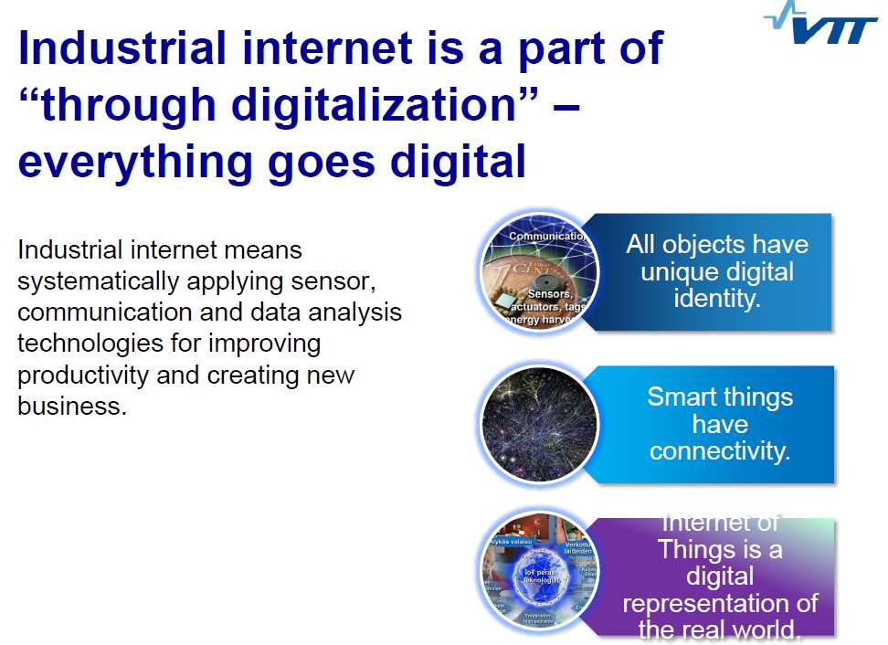 Mitä teollinen internet tarkoittaa?