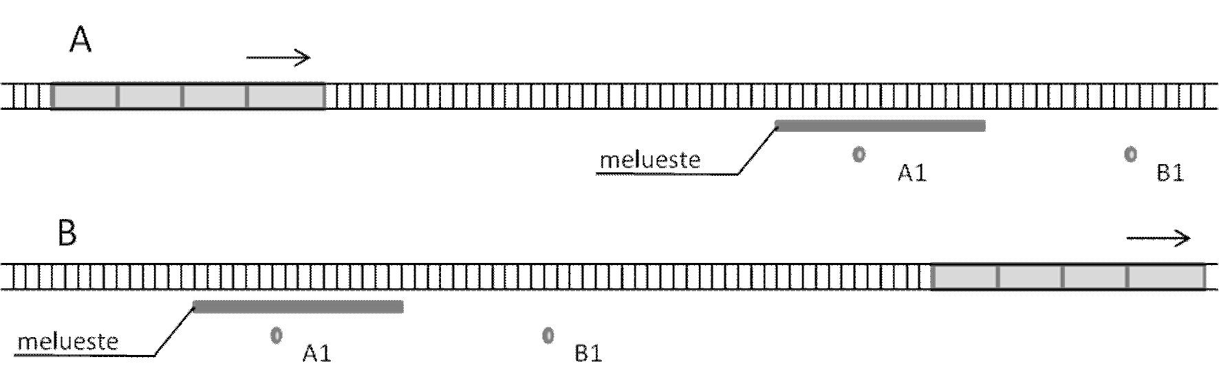 The measurement was started about 200 meters before the train reached the barrier, and was stopped when the train was about 300m away from the second microphone (image 31).