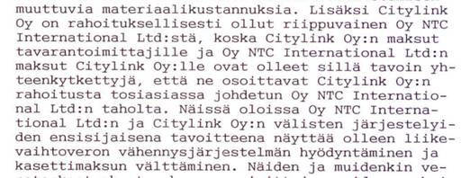 Citylinkille menettely antoi luonnollisesti vahvan kilpailuedun, joka ei ollut teoreettinen. Pos.20.4.