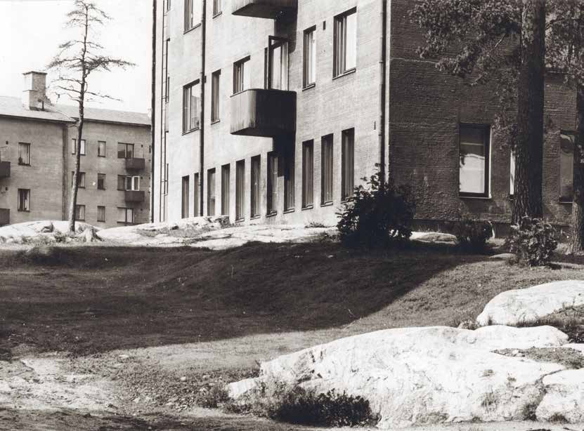 Saton ensimmäinen rakennuskohde valmistui Helsingin Käpylään 1941