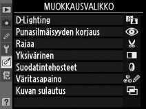 3 Valitse valikko.