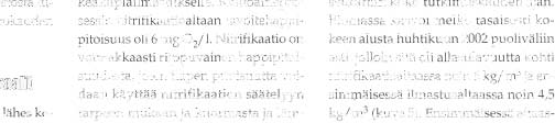 äksi jllkiläteen tu l\ i- nrul.en lopulla har Jittiin, että heilon nitrif ilaation ailand \'äli\ellcvtetvn jäte\ ejen dllalrteetti oli ollut Lar[.ecllo man lor[e.r. jolloin ph ei la.