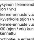 tieverkolliset puutteet, kuten yhteyspuut- teet