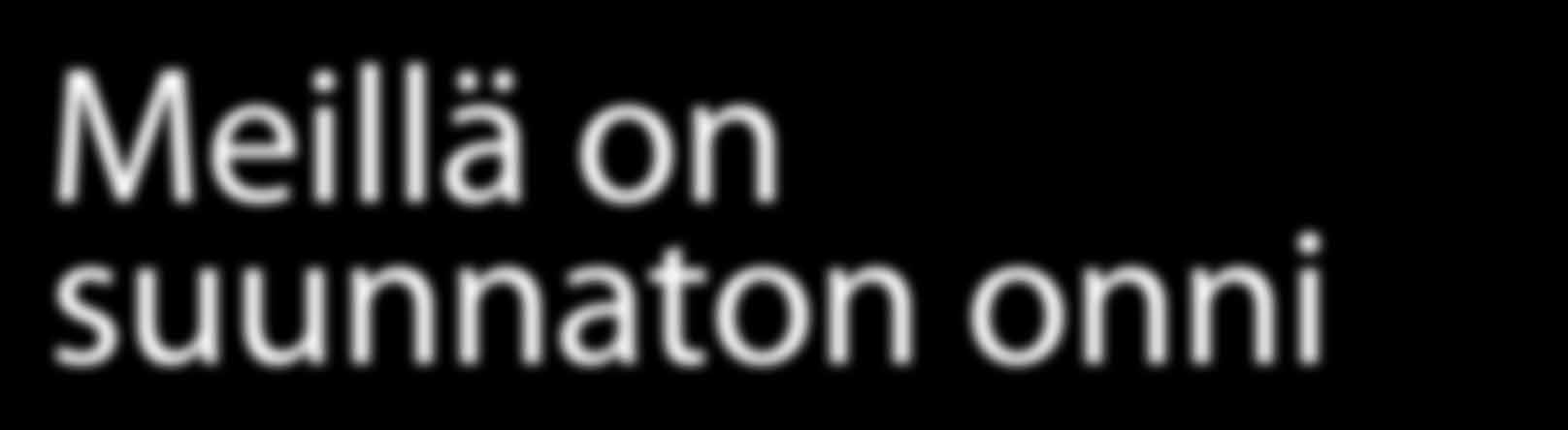 suunnaton onni
