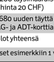 täyttä hintaa