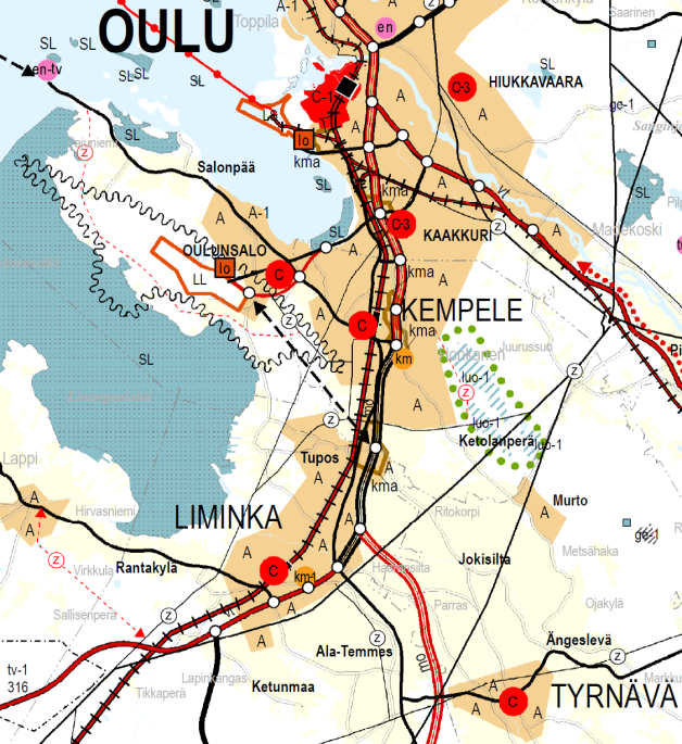 4 (10) 3.1 Nykyinen kaavatilanne Maakuntakaava Limingan kuntaa koskee Pohjois-Pohjanmaan maakuntakaava, jonka Ympäristöministeriö on vahvistanut 17.02.2005.