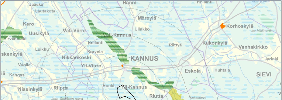 KAAVASELOSTUS 15 / 74 Kuva 15. Heiniemen vanhaa asutusta. Kuva 16.