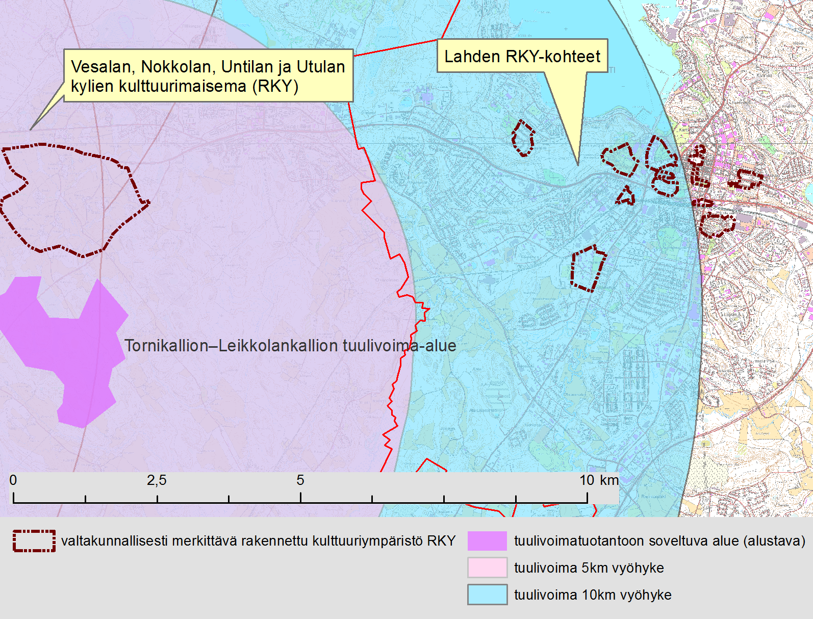 Kuva 5. Lahdessa sijaitsevat valtakunnallisesti merkittävät rakennetun kulttuuriympäristön kohteet (RKY-kohteet) 1.2.10. Ravioskorven asutustila-alue Ravioskorven kylä sijaitsee Sysmän eteläosassa.